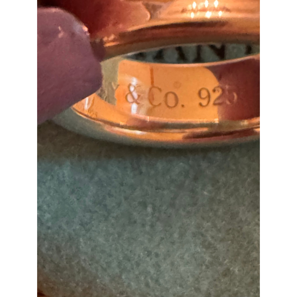 Authentic Tiffany & Co. Silver Band Ring 4.75 - Picture 5 of 7
